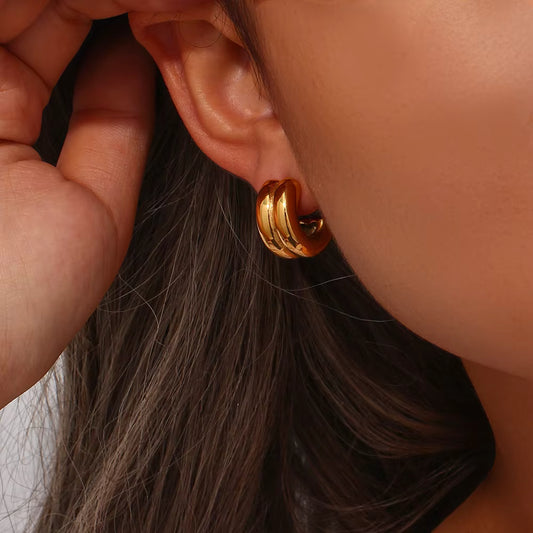 Gina Earrings - Gold