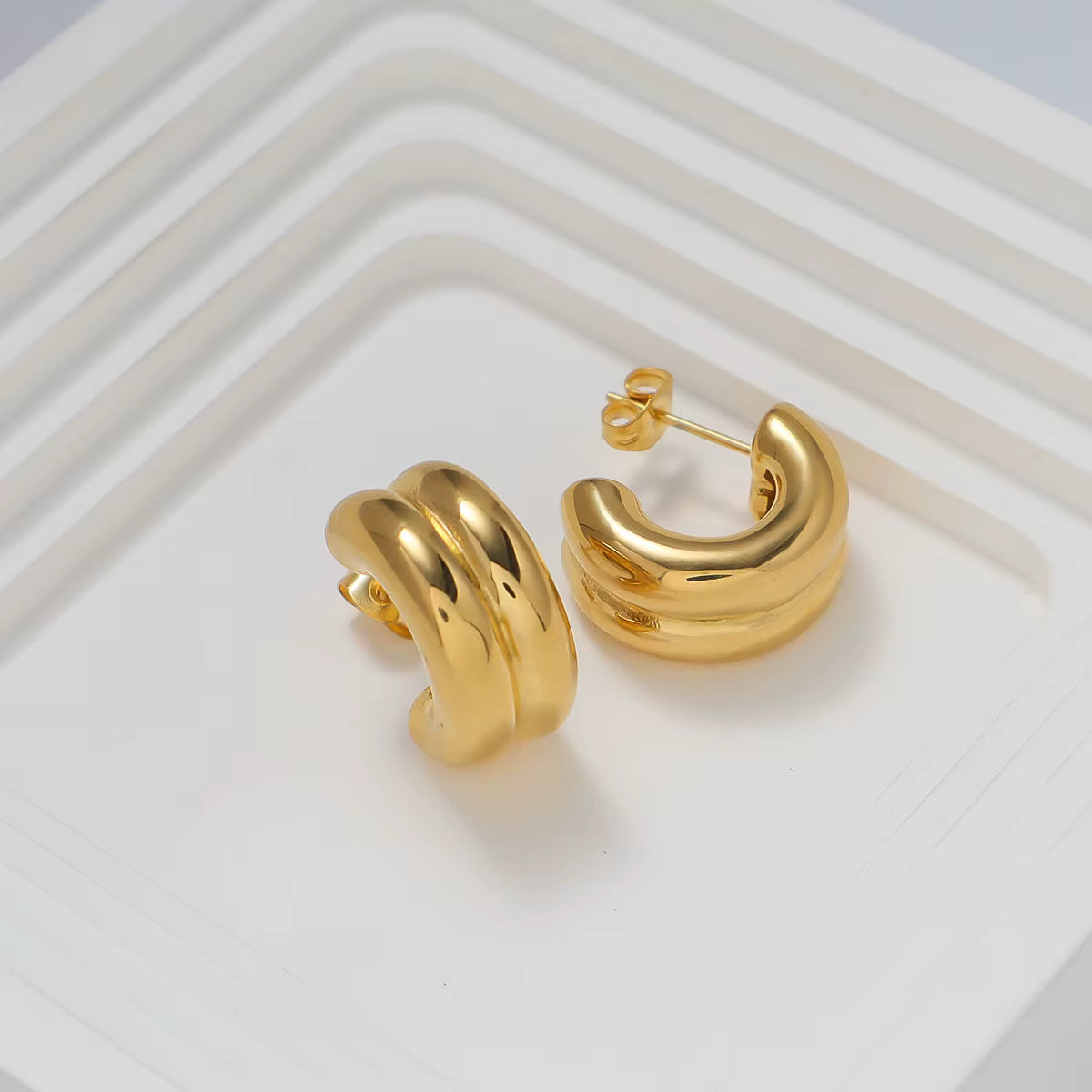 Gina Earrings - Gold
