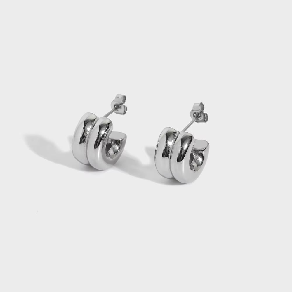 Gina Earrings - Silver