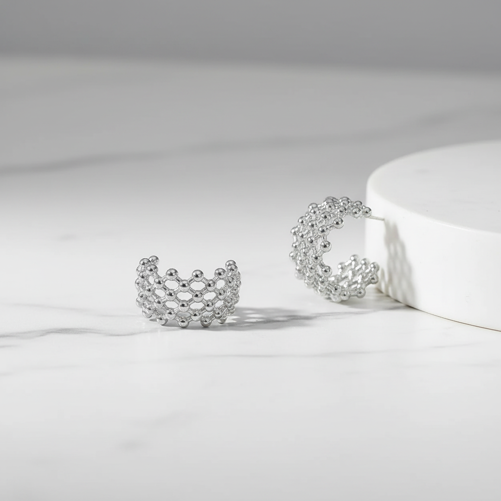 Mae Silver Earrings