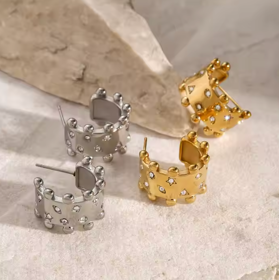 Hera Earrings Silver