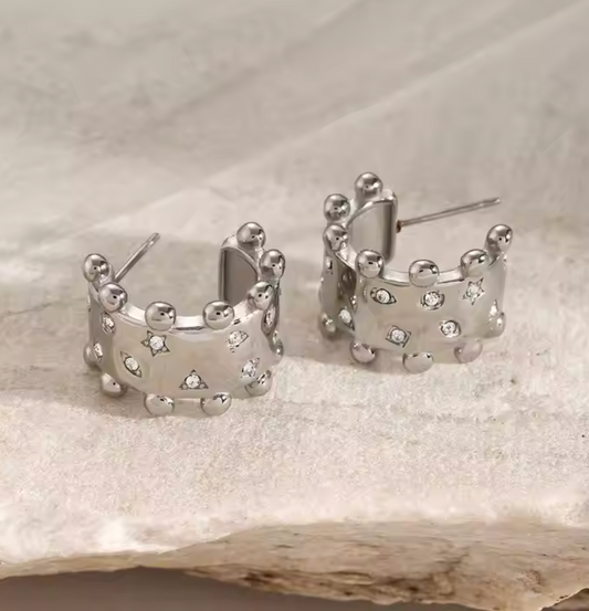Hera Earrings Silver