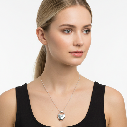 Hayley Necklace - silver