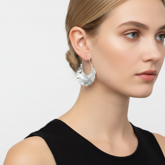 Flora Silver Earings