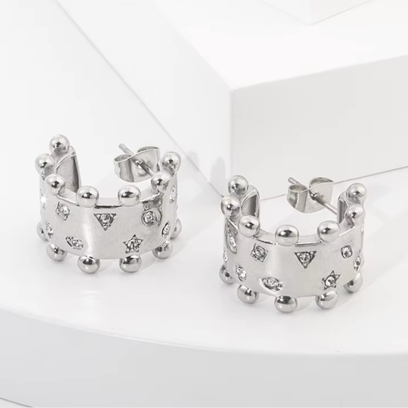 Hera Earrings Silver