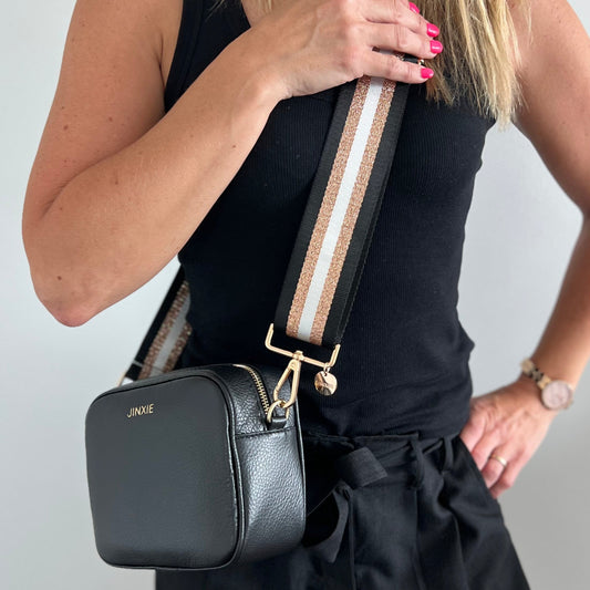 Stripe - Gold | White | Black