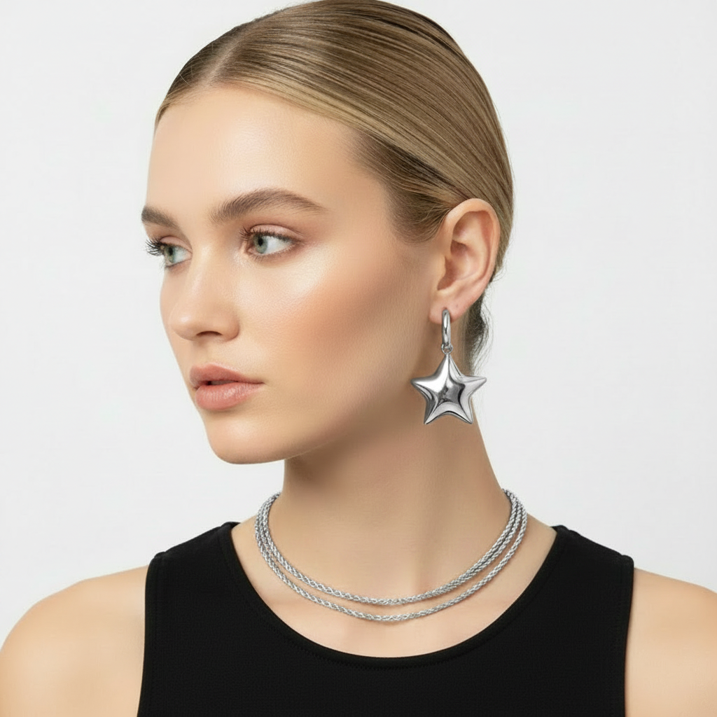 Tatum Earrings Silver