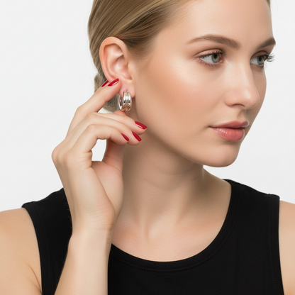 Gina Earrings - Silver