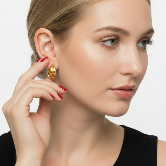Gina Earrings - Gold