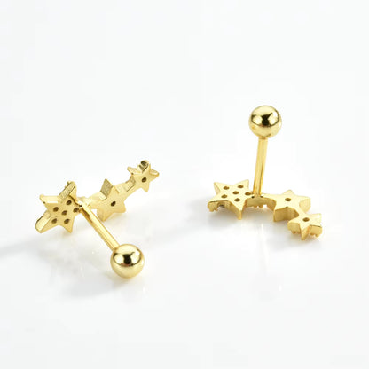 Kaia Star Earrings - Gold