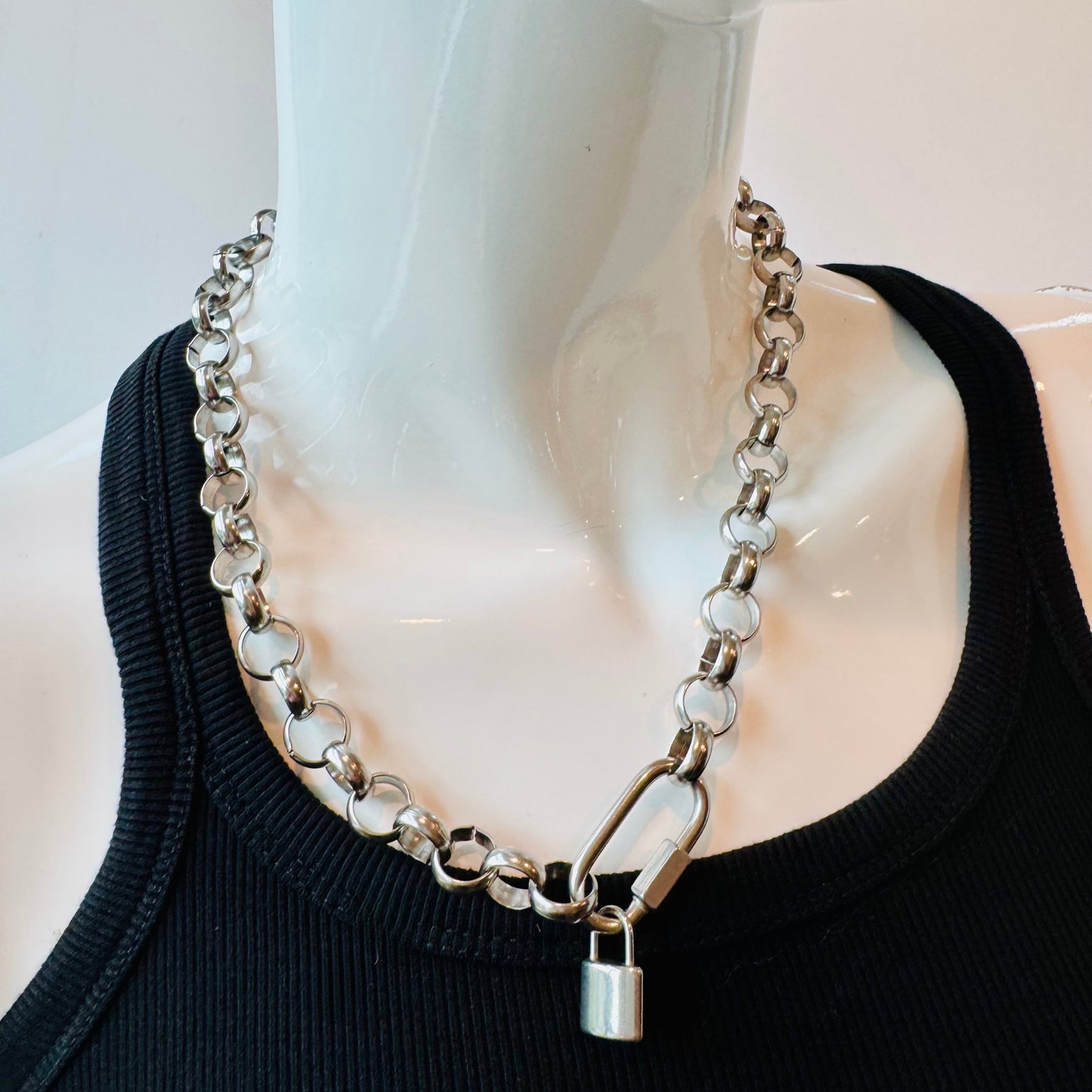 silver rollo chain