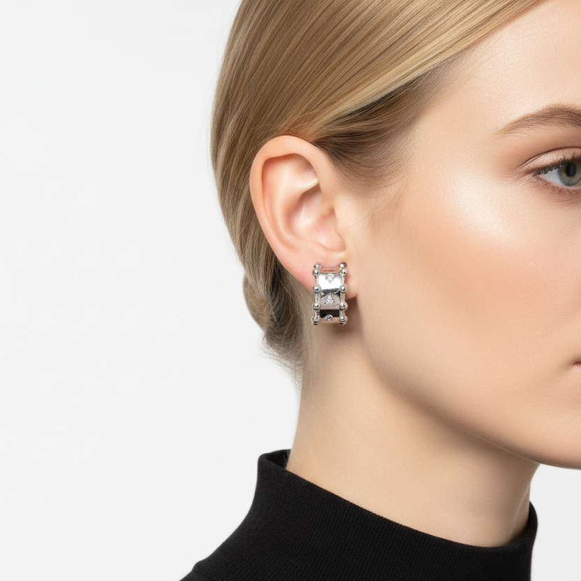 Hera Earrings Silver