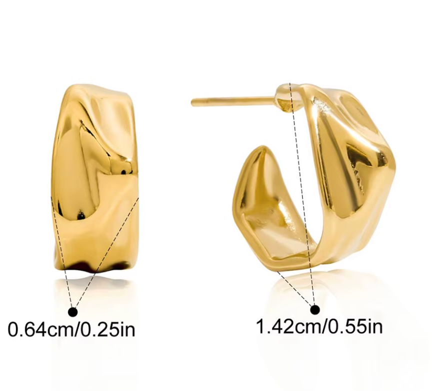 Sarah  Earrings - Gold