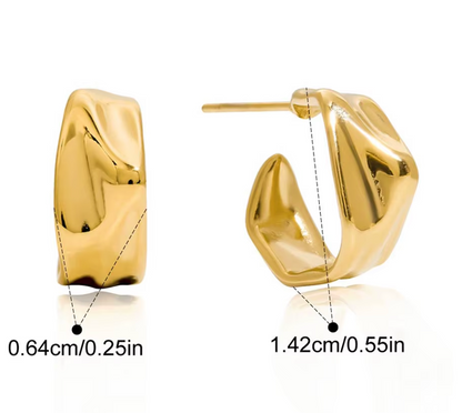 Sarah  Earrings - Gold