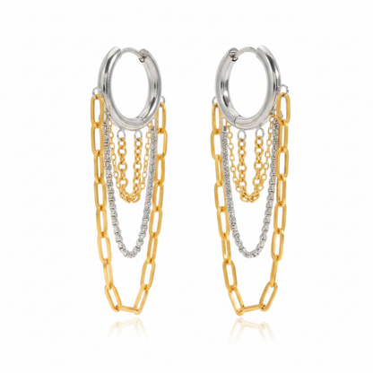 Haven Chain Earrings - mixed