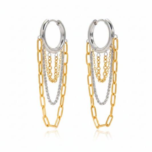 Haven Chain Earrings - mixed