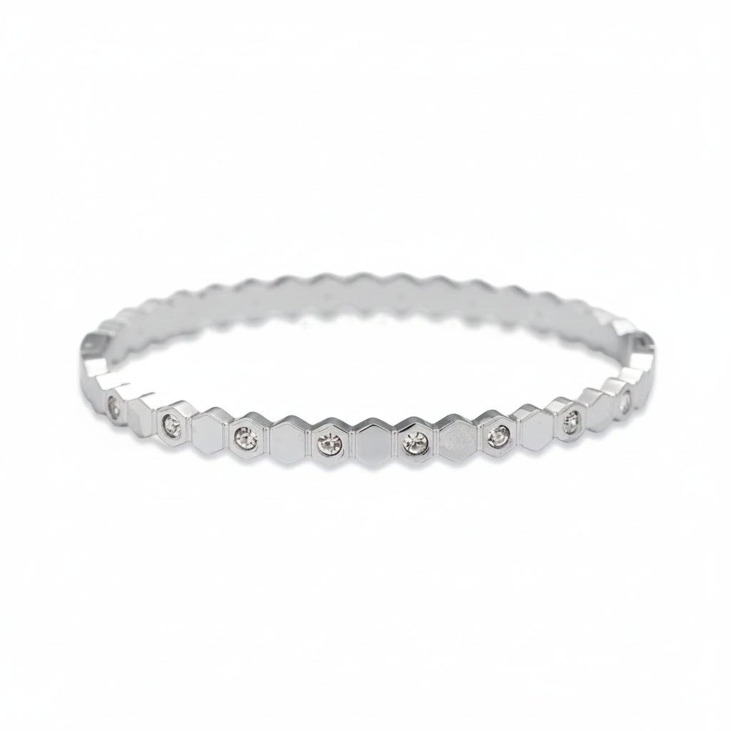 Faith Silver Bracelet