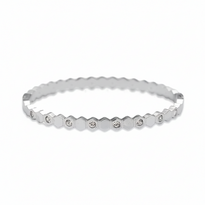 Faith Silver Bracelet