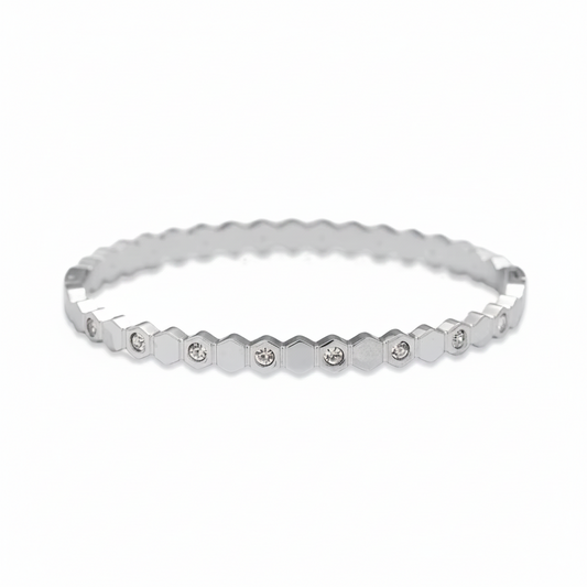 Faith Silver Bracelet