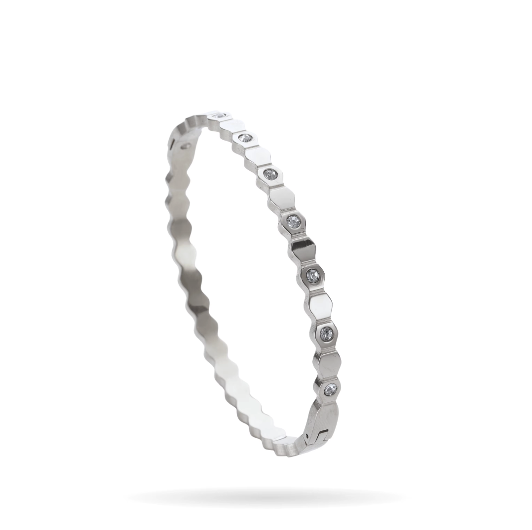 Faith Silver Bracelet