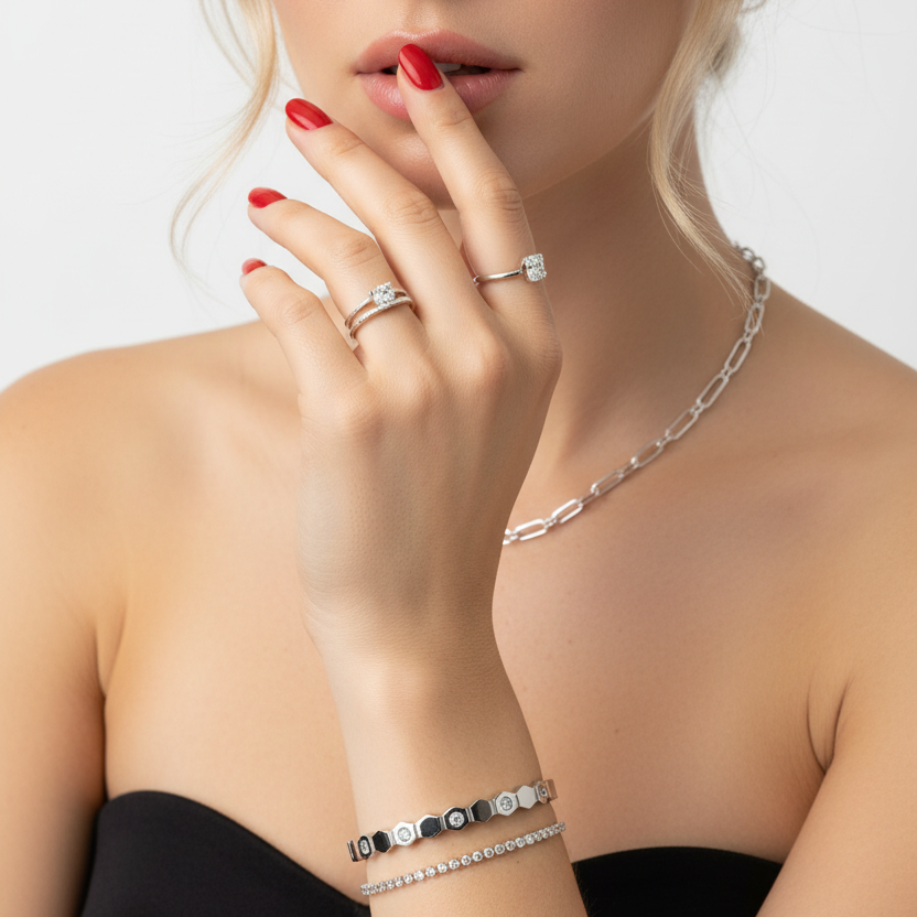 Faith Silver Bracelet