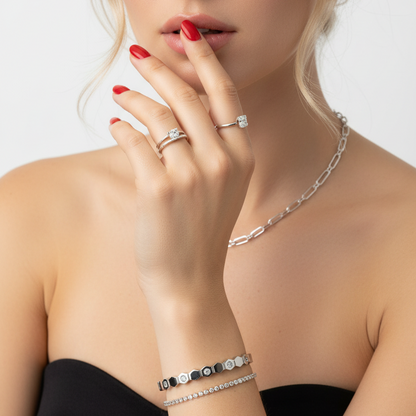 Faith Silver Bracelet