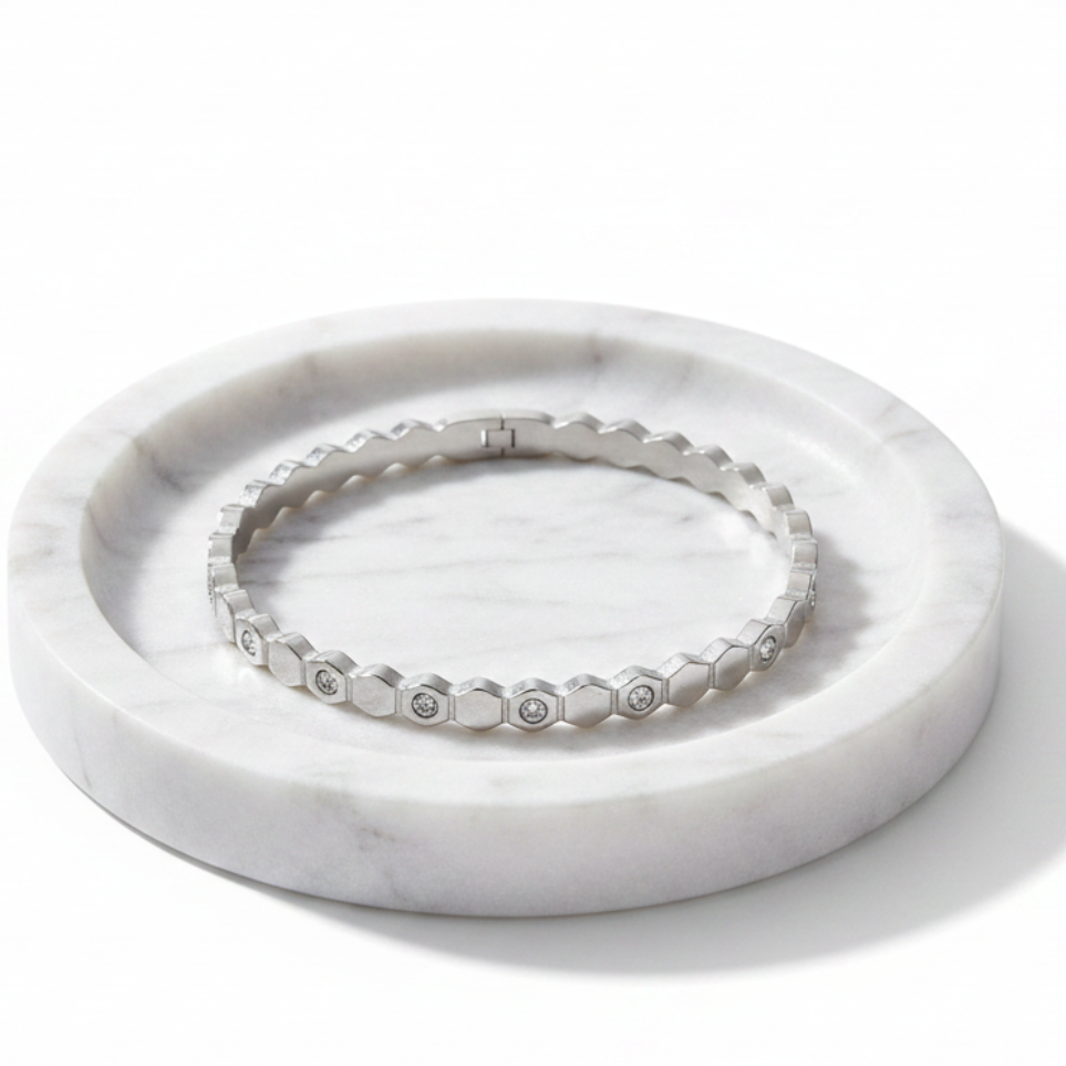 Faith Silver Bracelet