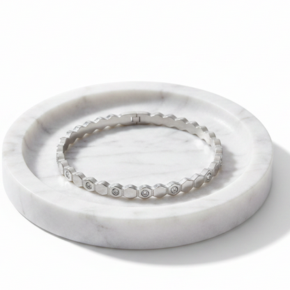 Faith Silver Bracelet