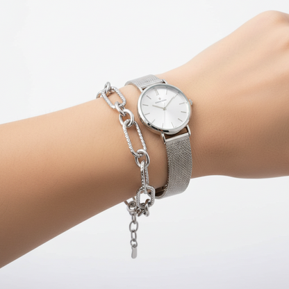 Reece Silver Bracelet