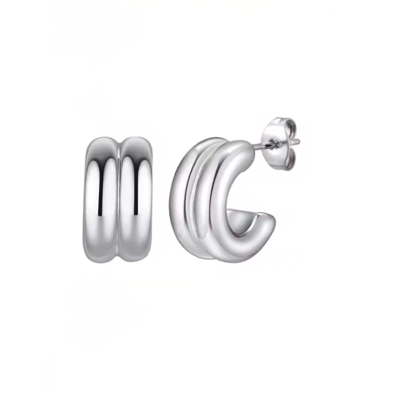 Gina Earrings - Silver