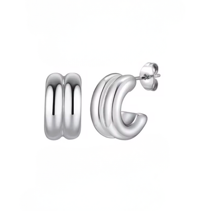Gina Earrings - Silver