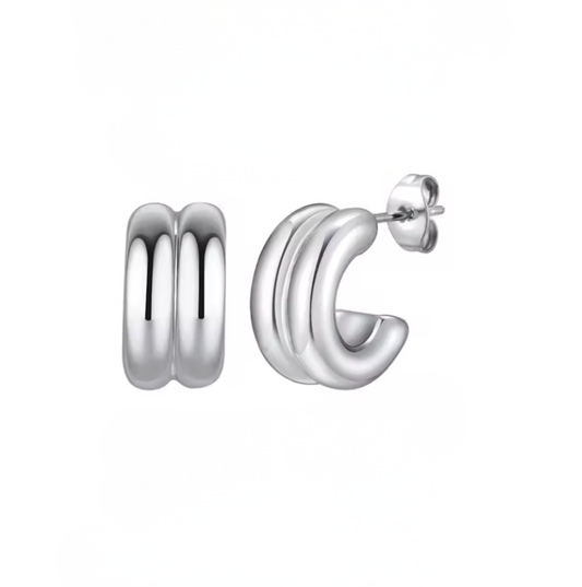 Gina Earrings - Silver