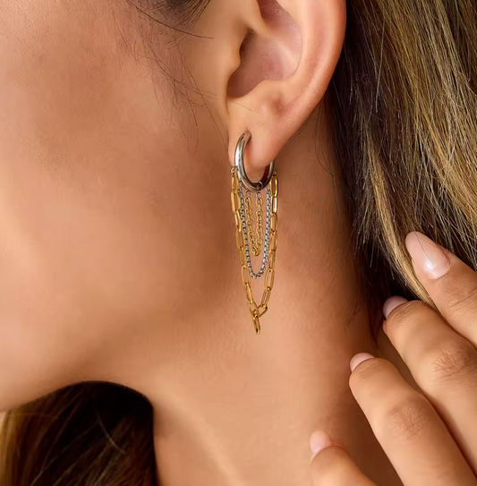 Haven Chain Earrings - mixed