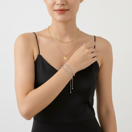 Millie Gold Bead Bracelet