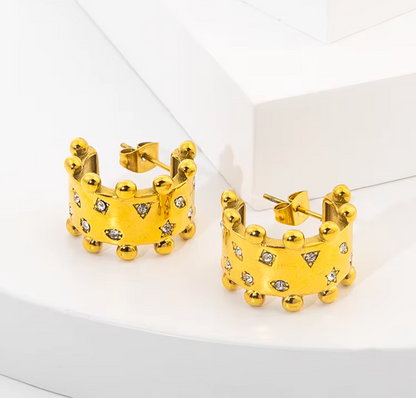 Hera Earrings Gold