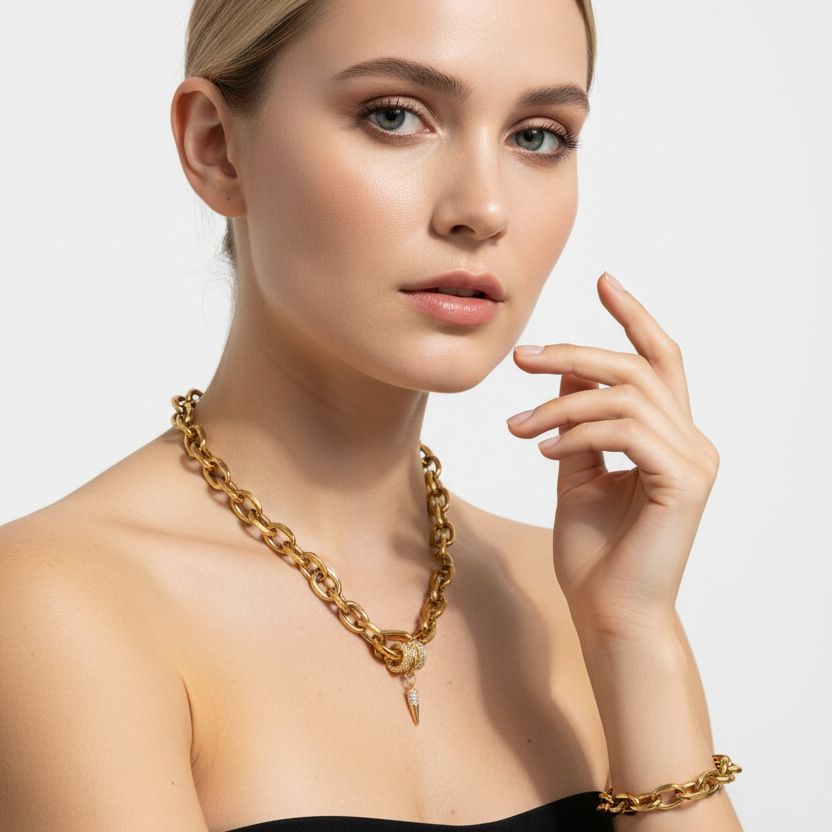 Cleo Carabineer Necklace