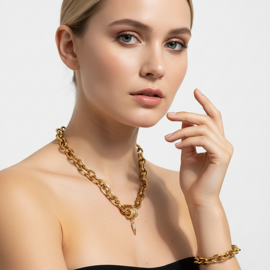 Cleo Carabineer Necklace