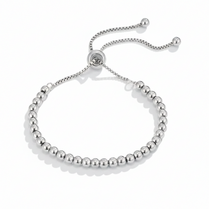 Millie Silver  Bead Bracelet