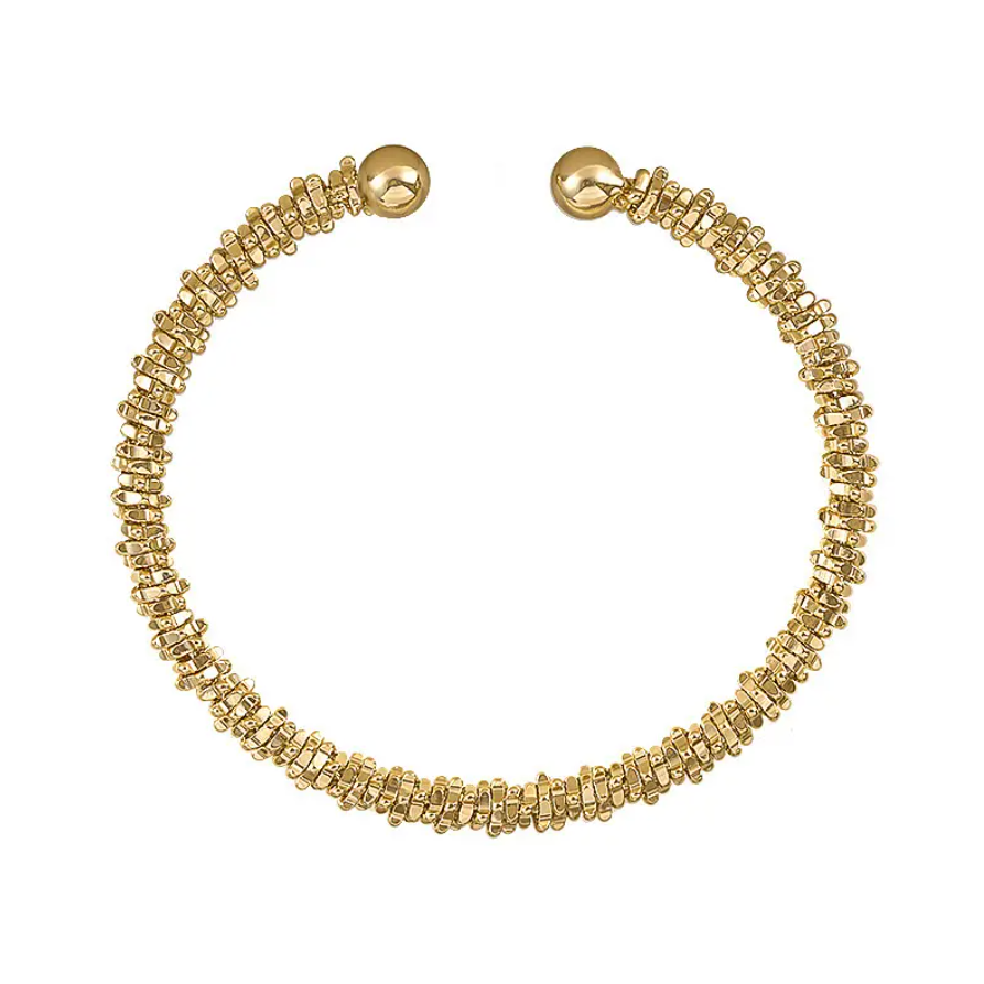 gold twisted cuff