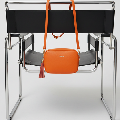 orange handbag