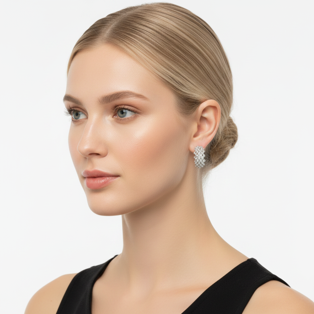 Mae Silver Earrings