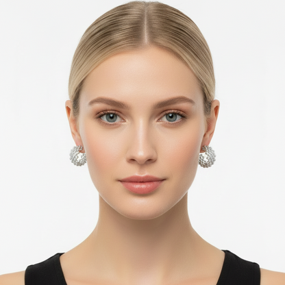 Mae Silver Earrings