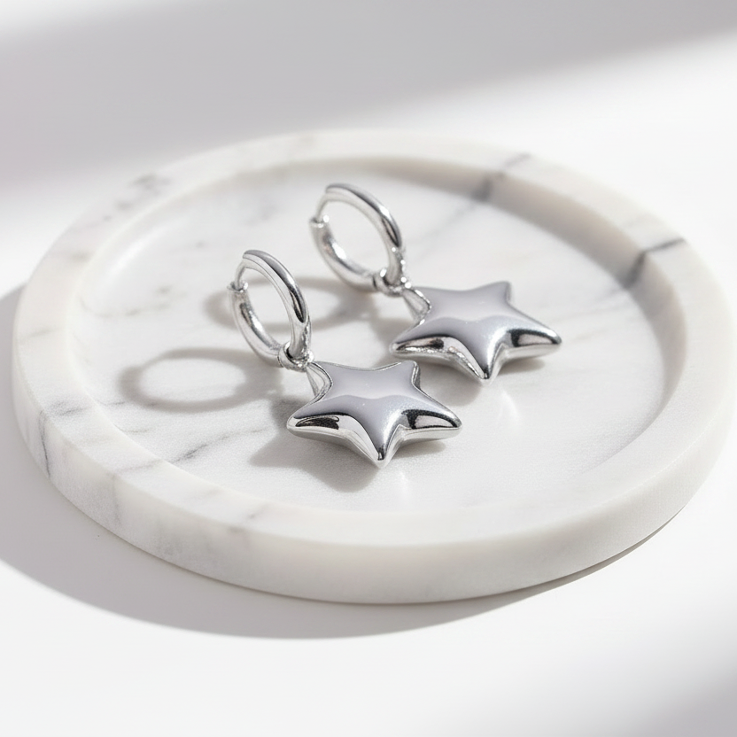 Tatum Earrings Silver